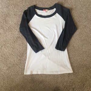 F21 3/4 Sleeve Baseball Tee